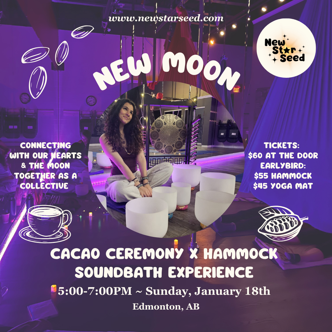 New Moon: Cacao Ceremony x Hammock Sound Bath Experience - January 18 ...
