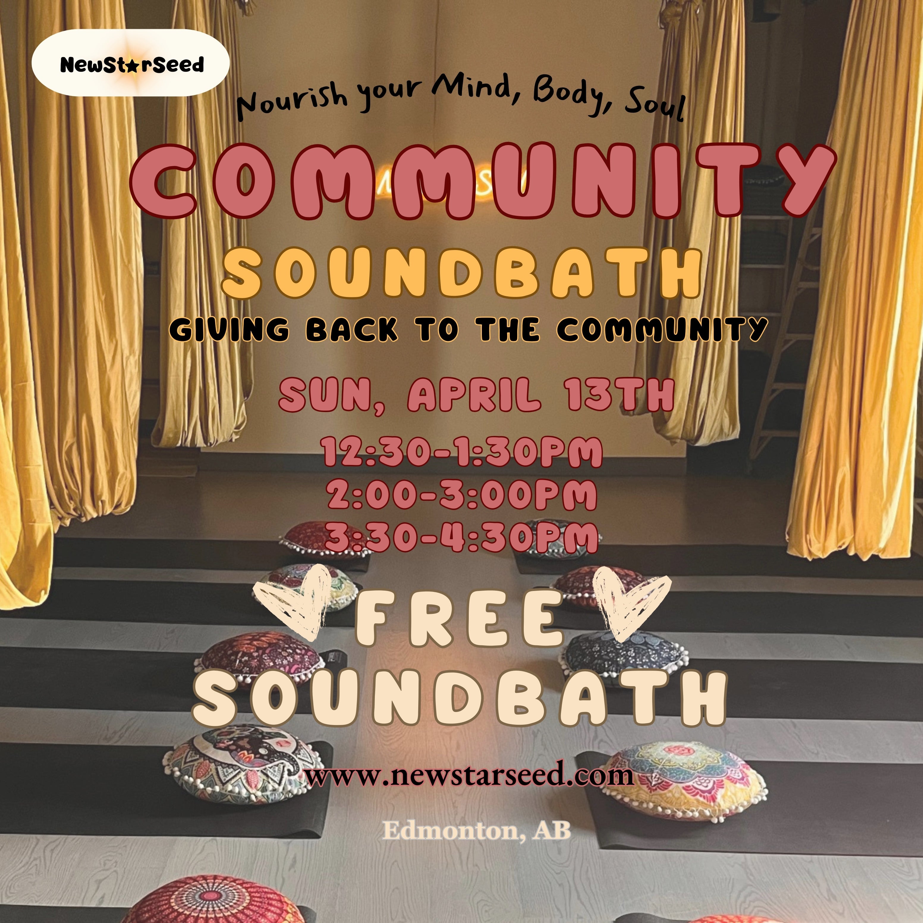 FREE Community Sound Bath - April 13, 2025