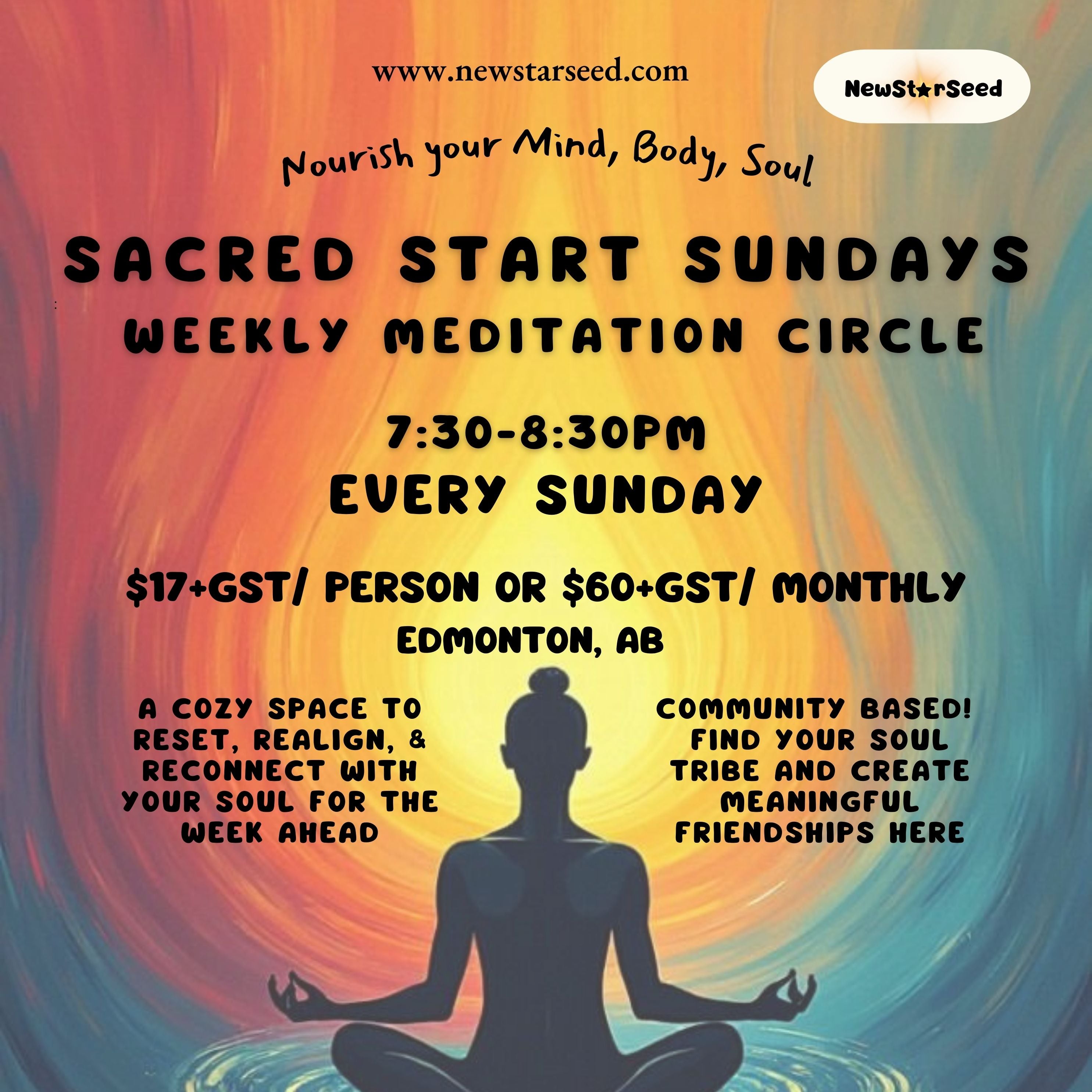 SACRED START SUNDAYS - Weekly Meditation Circle JUNE 2024