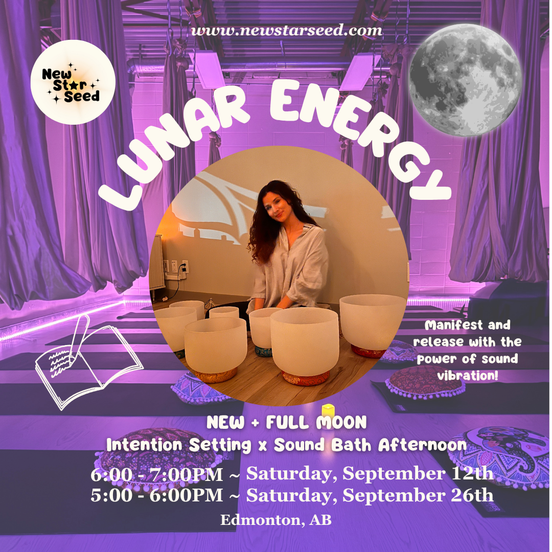New/Full Moon: Intention Setting x Sound Bath - September 12 & 26, 2026