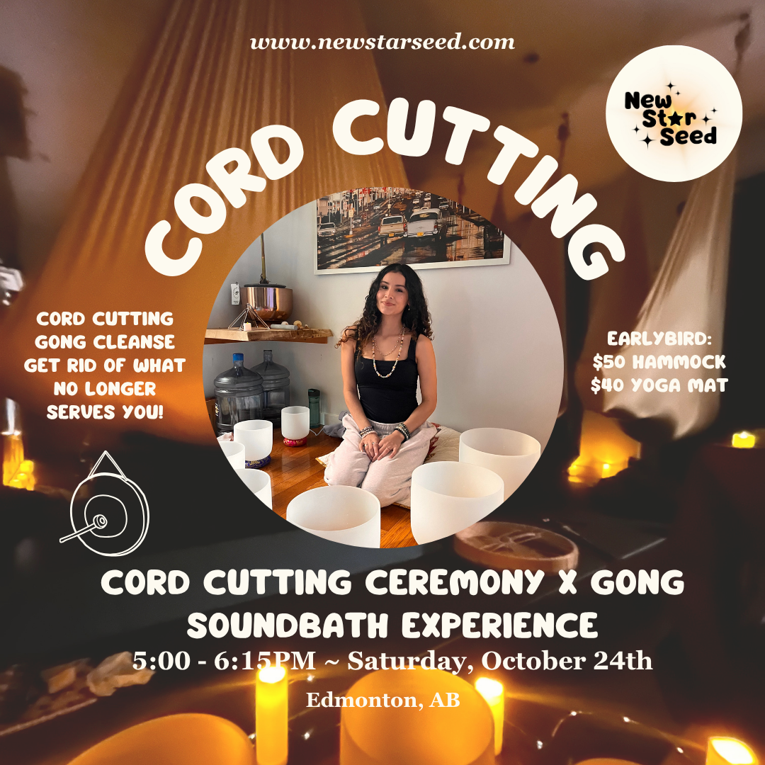 Cord Cutting Ceremony: Gong Cleanse x Hammock Sound Bath - October 24, 2026