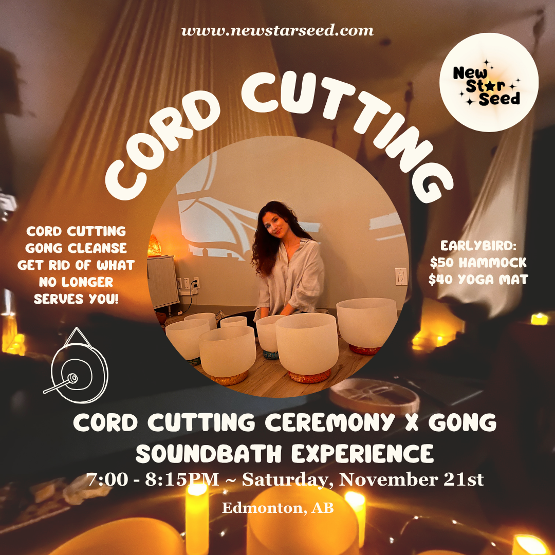 Cord Cutting Ceremony: Gong Cleanse x Hammock Sound Bath - November 21, 2026