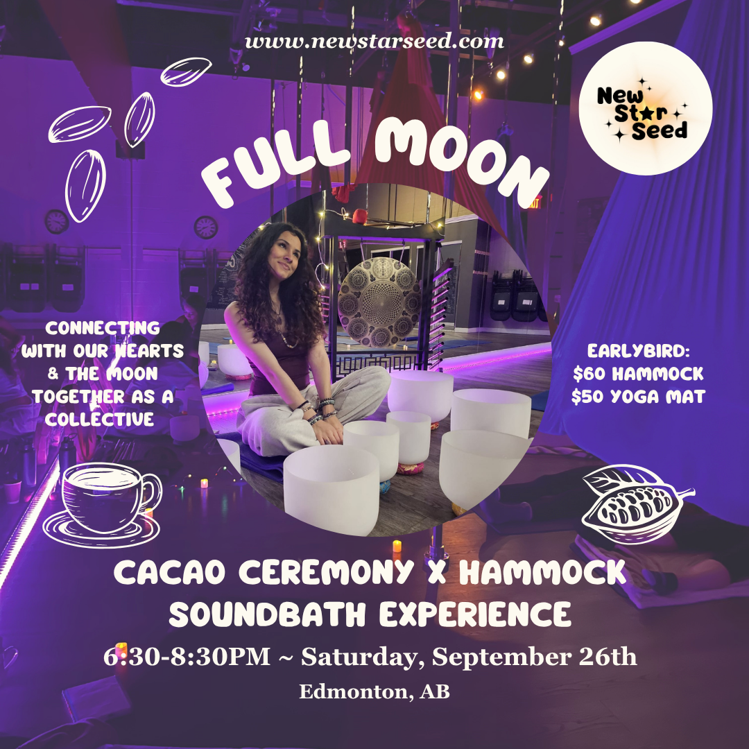 Full Moon: Cacao Ceremony x Hammock Sound Bath Experience - September 26, 2026