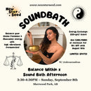 Balance Within x Sound Bath Afternoon - September 8, 2024