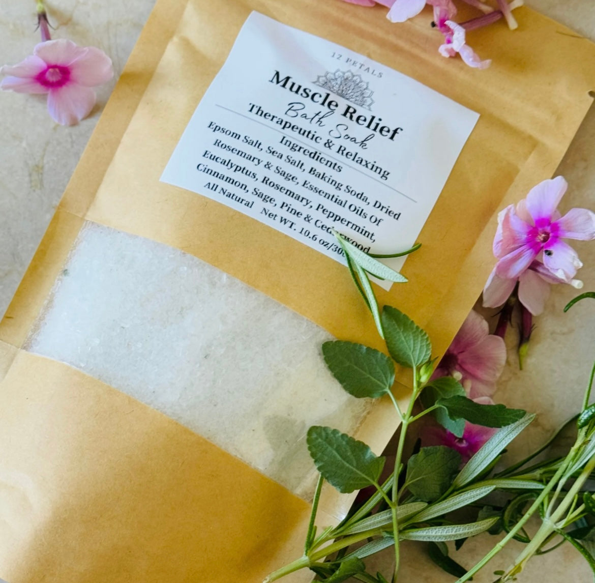 12 Petals - Muscle Relief Soak