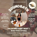 Valentine’s Date Night: Intuitive Painting x Candlelight Sound Bath Evening - February 9, 2024