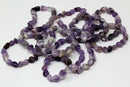 Chevron Amethyst Bracelet