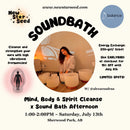 Aura Cleansing x Sound Bath Afternoon - July 13, 2024