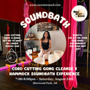 Cord Cutting Gong Cleanse x Hammock Sound Bath Experience - August 24, 2024