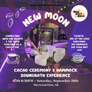 New Moon: Cacao Ceremony x Hammock Sound Bath Experience - September 28, 2024