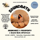 Abundance & Prosperity x Sound Bath Afternoon - September 28, 2024