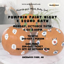 Halloween Special: Pumpkin Paint Night x Sound Bath Evening - October 28, 2024