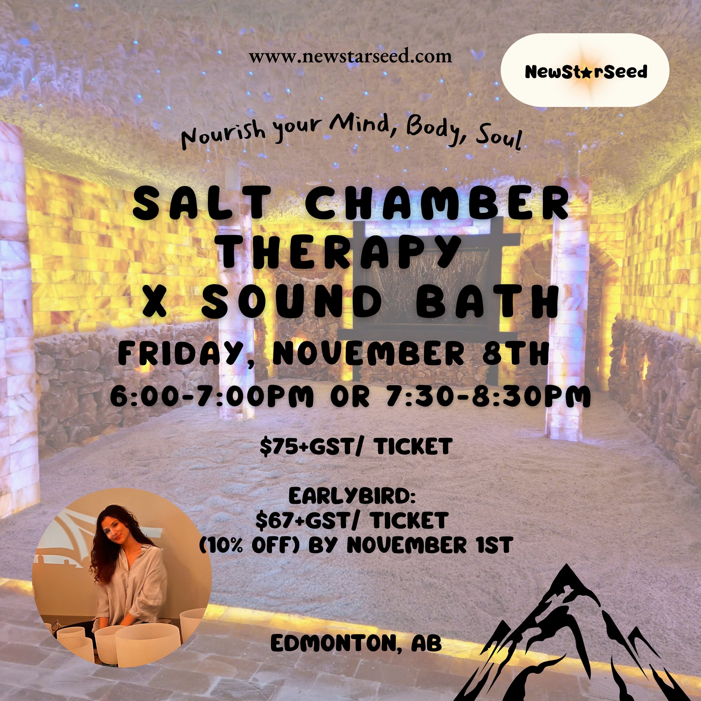 Salt Chamber Therapy x Sound Bath Evening - November 8, 2024