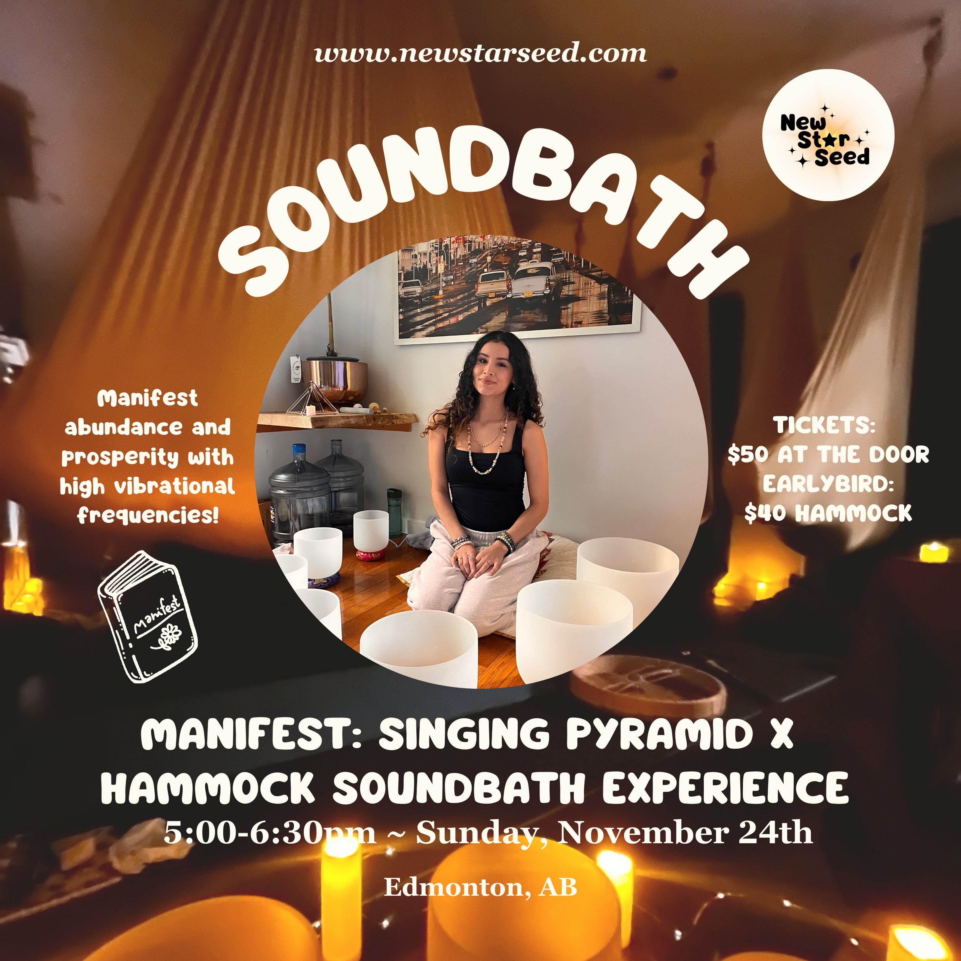 MANIFEST: Singing Pyramid x Sound Bath Hammock Experience - November 24, 2024