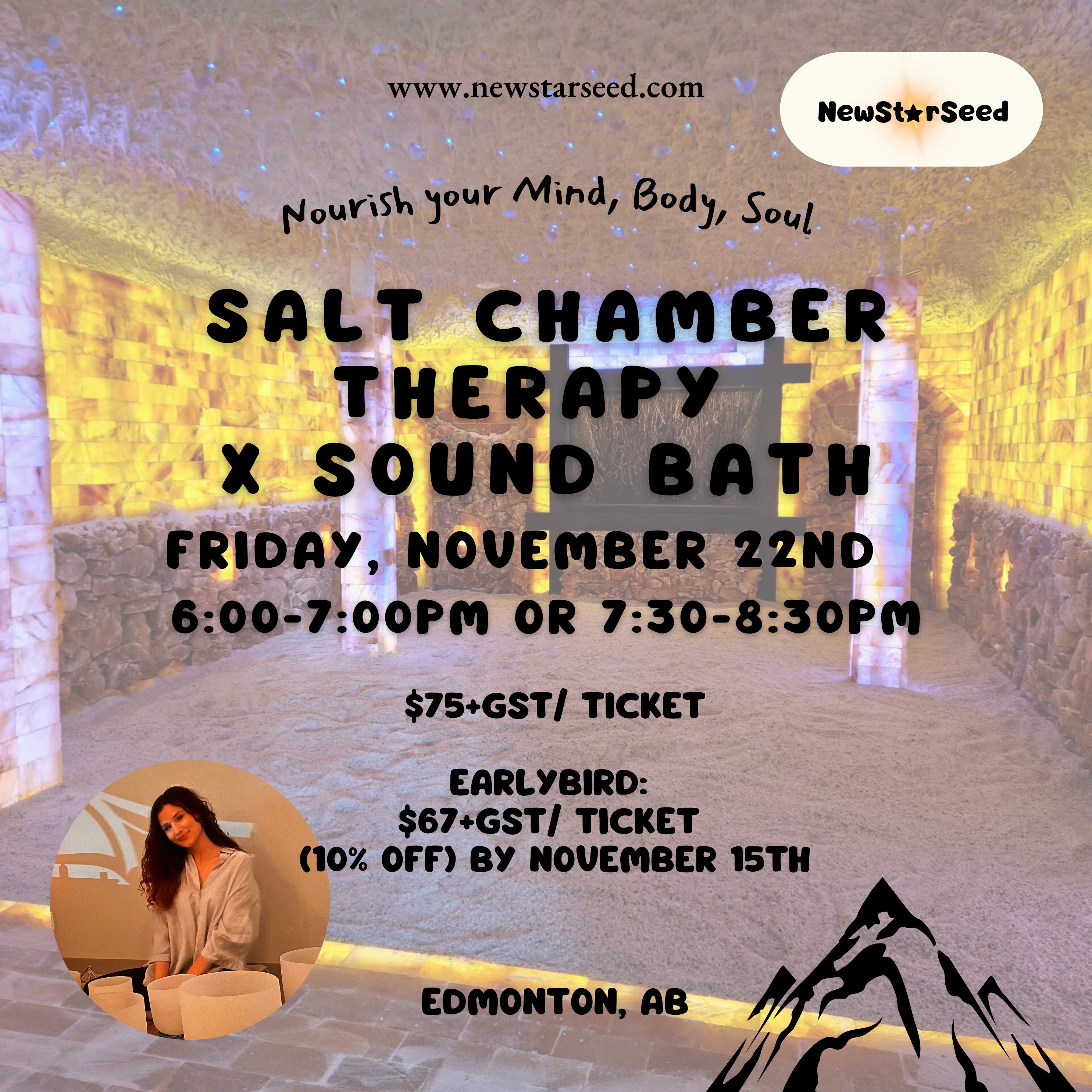 Salt Chamber Therapy x Sound Bath Evening - November 22, 2024