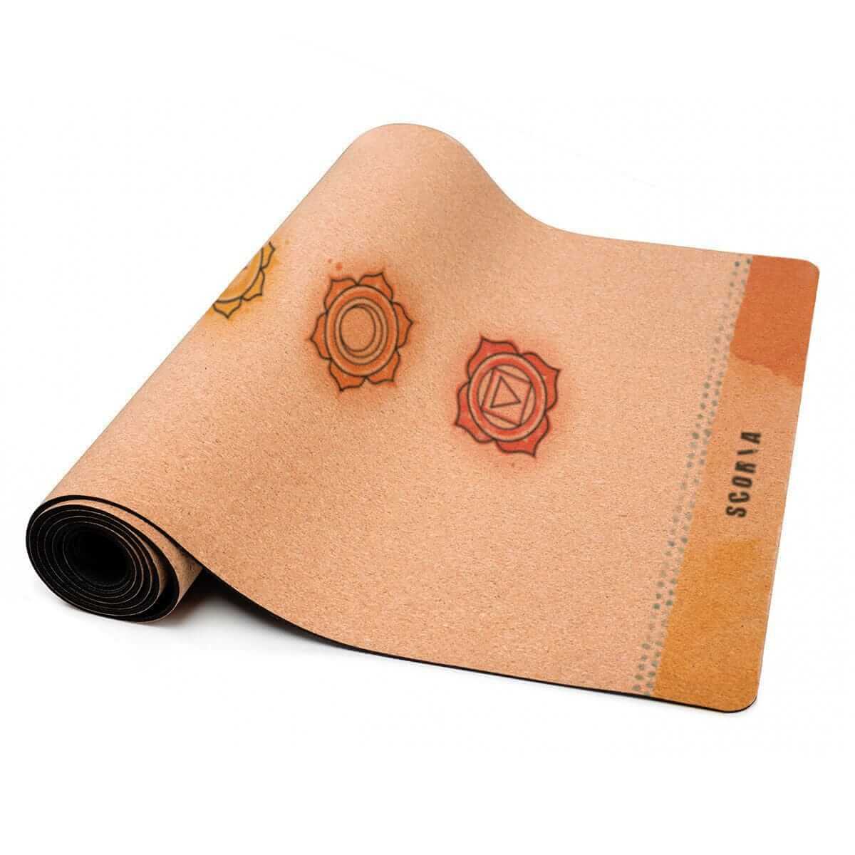 Chakras Alignment Cork Yoga Mat | 4.5MM