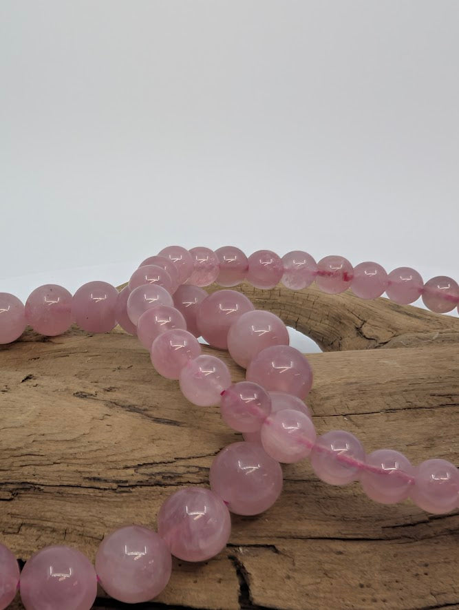 Lavender Rose Quartz Bracelet