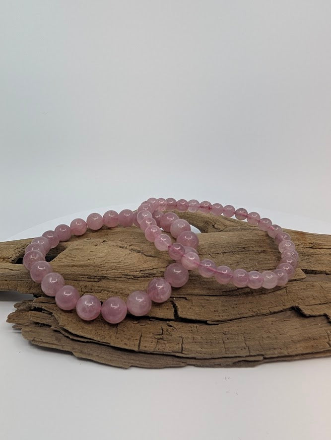Lavender Rose Quartz Bracelet